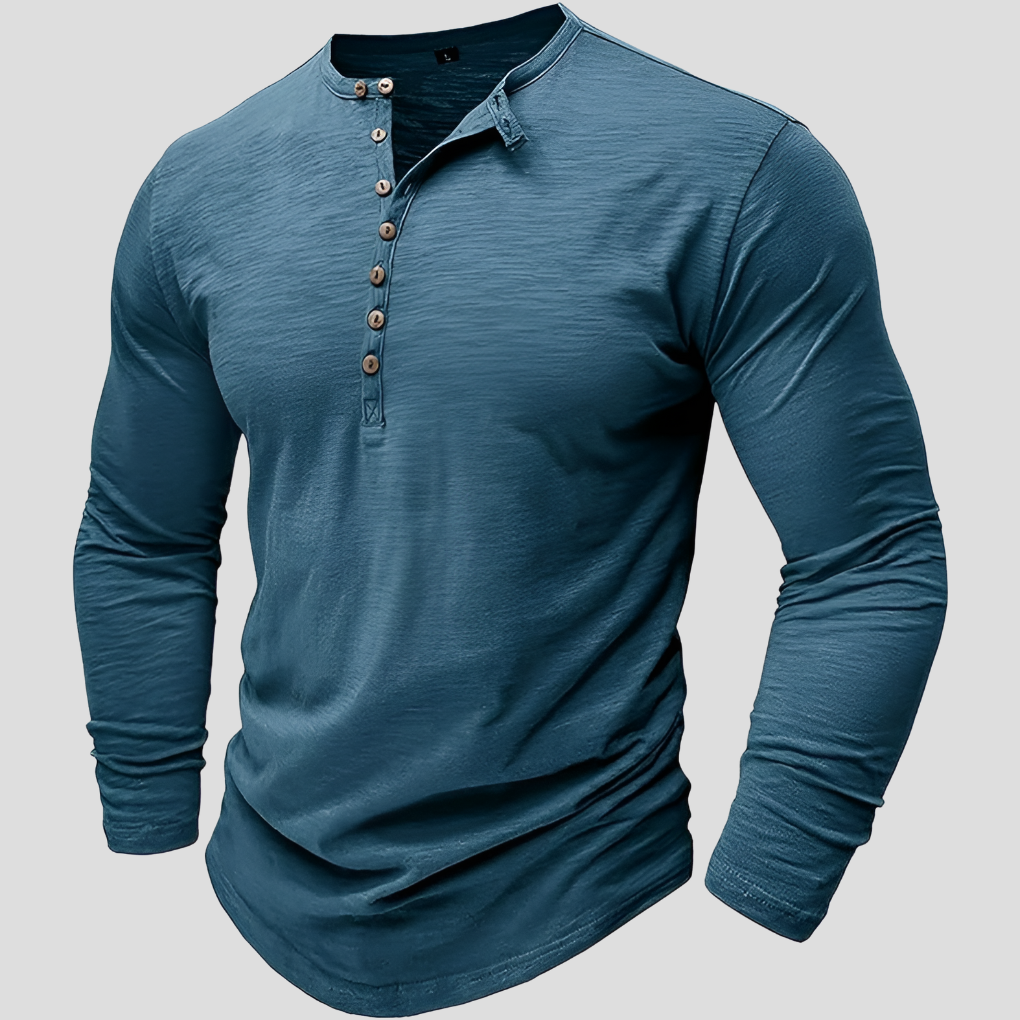 Relaxed Fit Men's Cotton Shirt – Daily Wear Tee - Olytrend