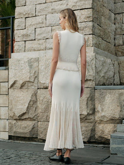 Flowy See Through Tiered Skirt