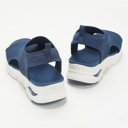 Mesh Plateau Sandals for Women – Nova-Blue-3-State of Style