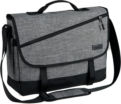 Durable Waterproof Laptop Messenger Bag with Adjustable Strap - Pexav
