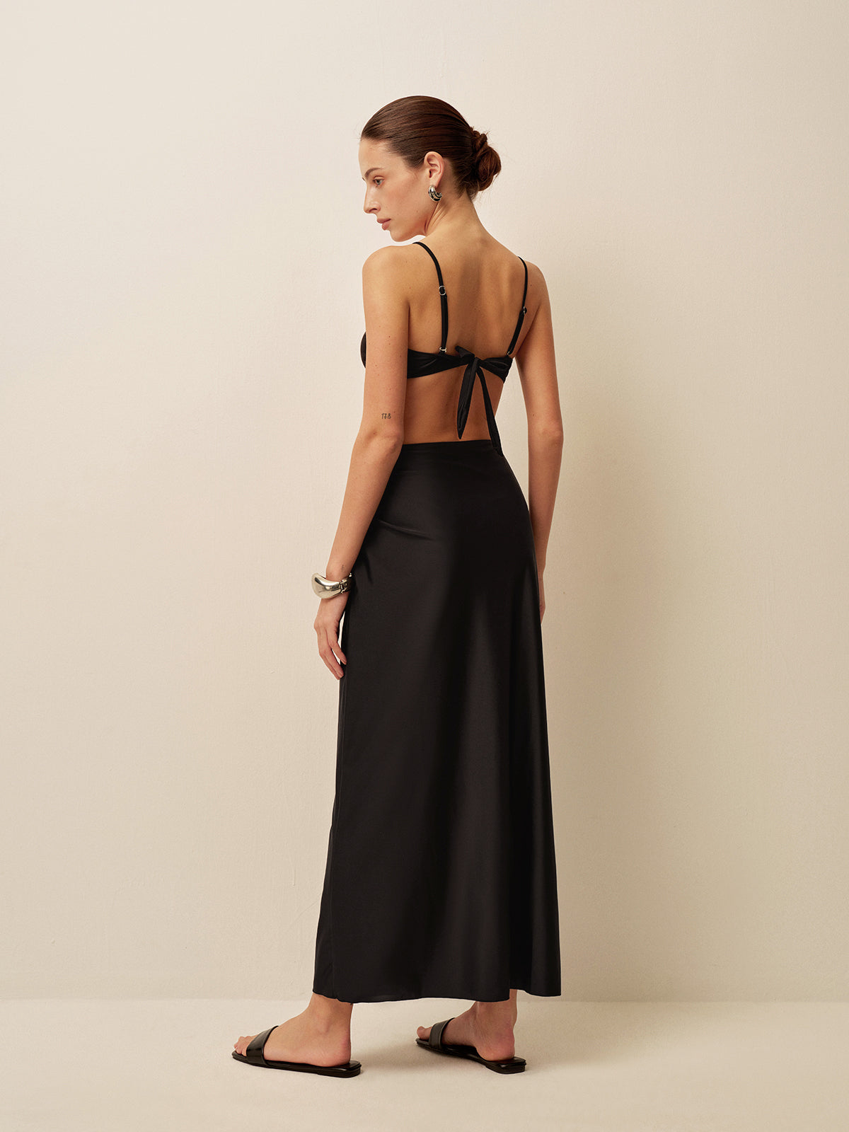 Chic Wrap Around Flowy Skirt