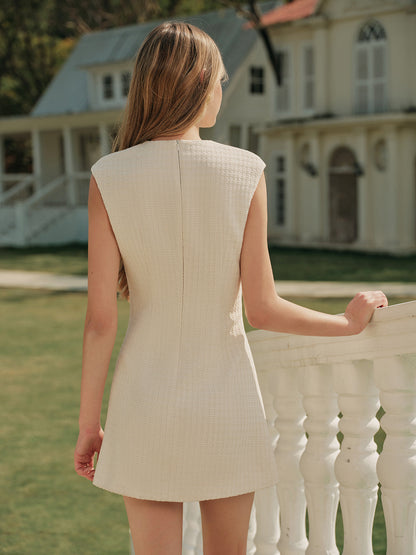Classic Tweed Tank Summer Dress