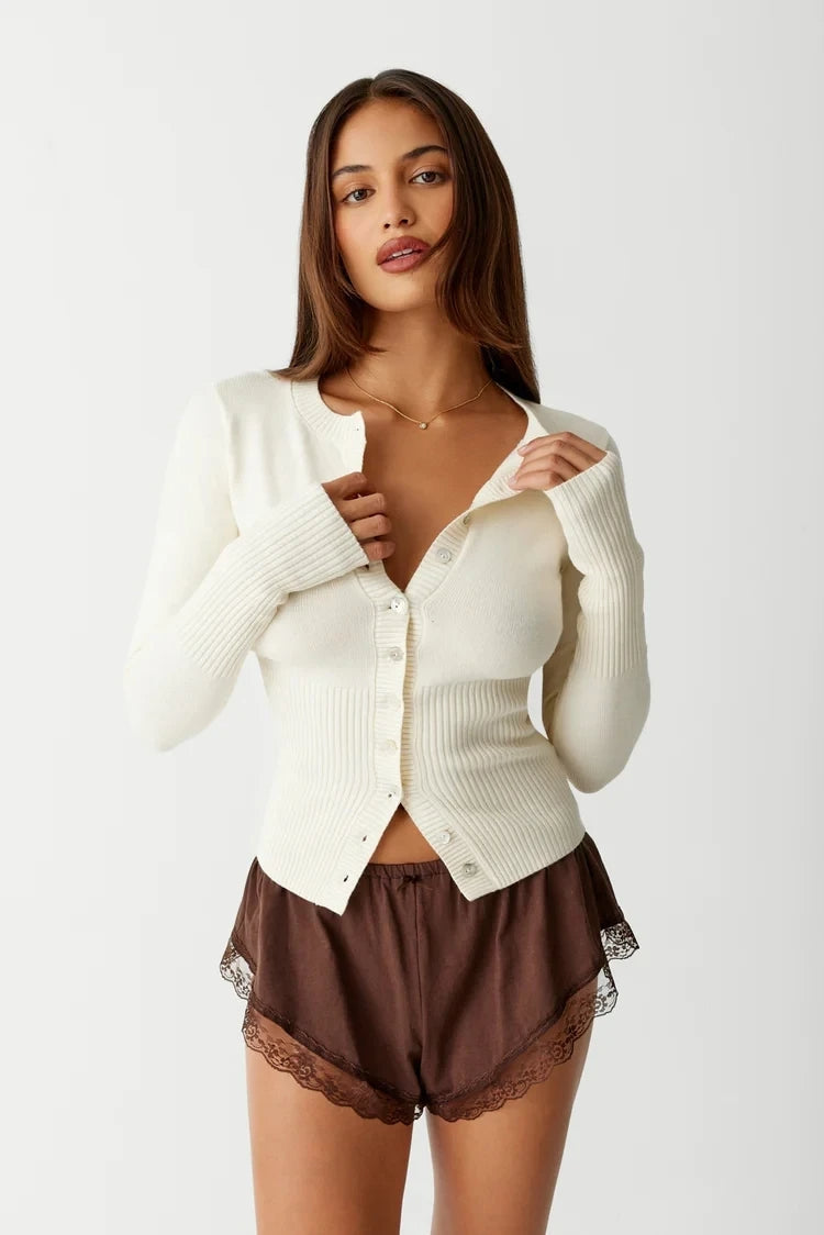 Timeless Ladies Cozy Cardigan Sweatshirt - Pexav