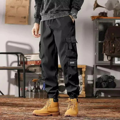 Relaxed Fit Men's Casual Cargo Pants - Olytrend