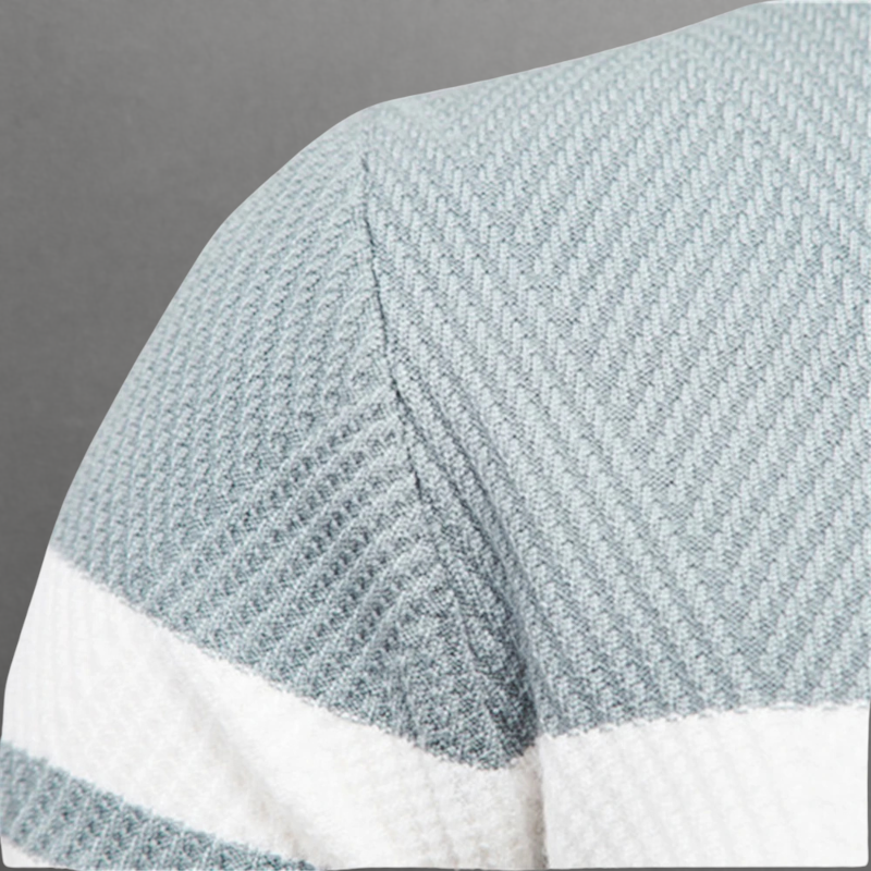 Image of Michael | Men's Striped Crew Neck Sweater