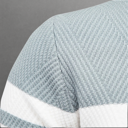 Image of Michael | Men's Striped Crew Neck Sweater