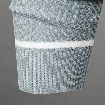 Image of Michael | Men's Striped Crew Neck Sweater