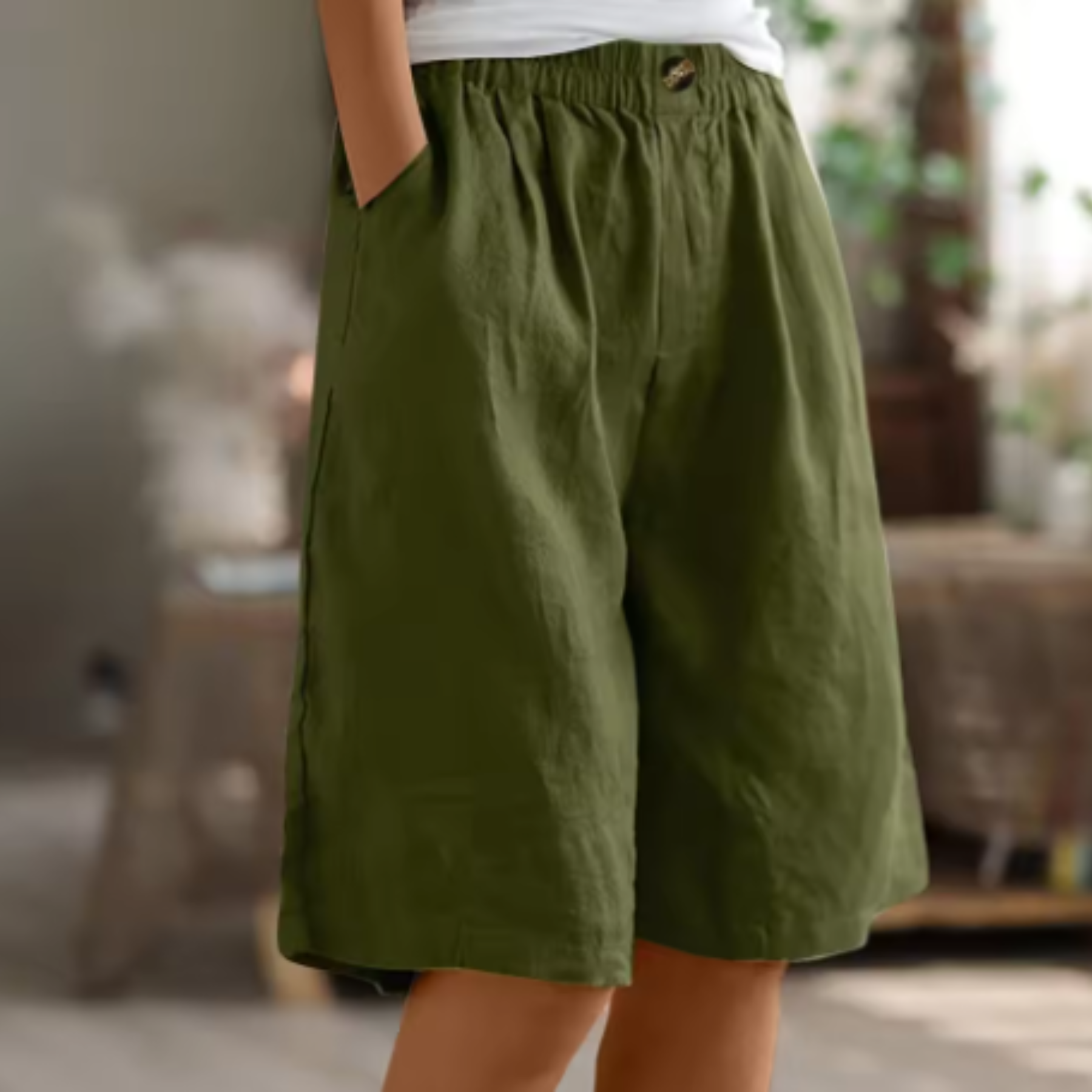 Michele | Ladies Comfort Fit Culotte Shorts - Olytrend