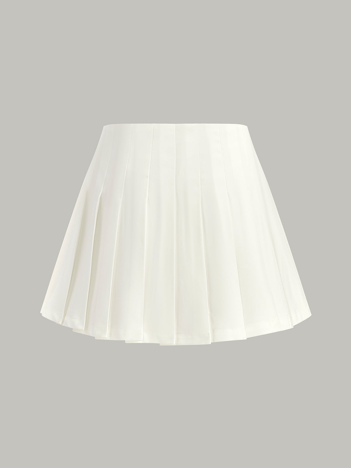 High Waisted Flowy Pleated Skirt