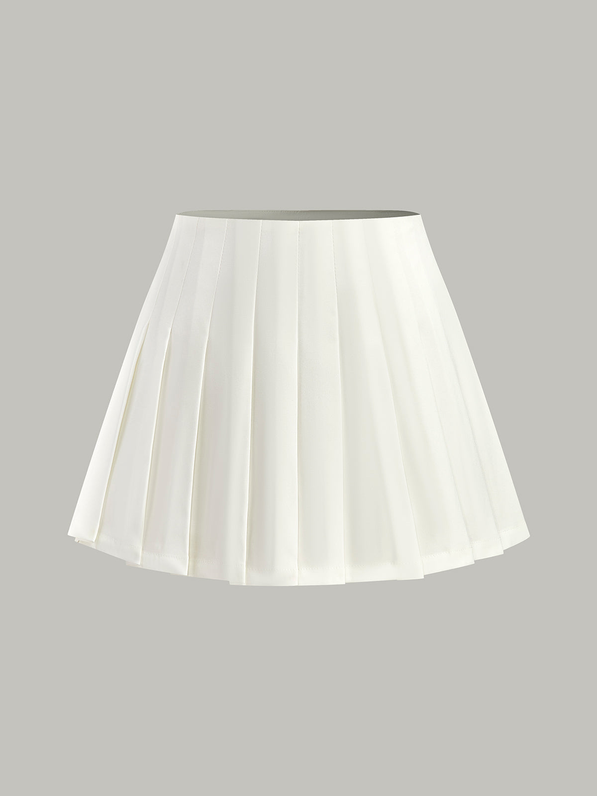 High Waisted Flowy Pleated Skirt - Pexav