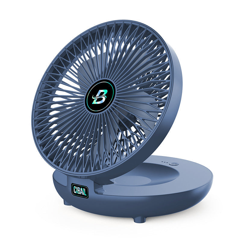 Mini Foldable Fan - CoolBreeze-Blue-Nora Luxe