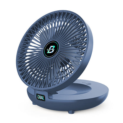 Mini Foldable Fan - CoolBreeze-Blue-Nora Luxe