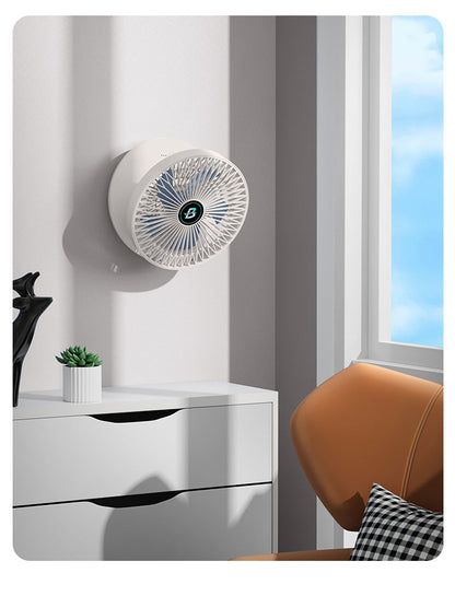 Mini Foldable Fan - CoolBreeze-White-Nora Luxe