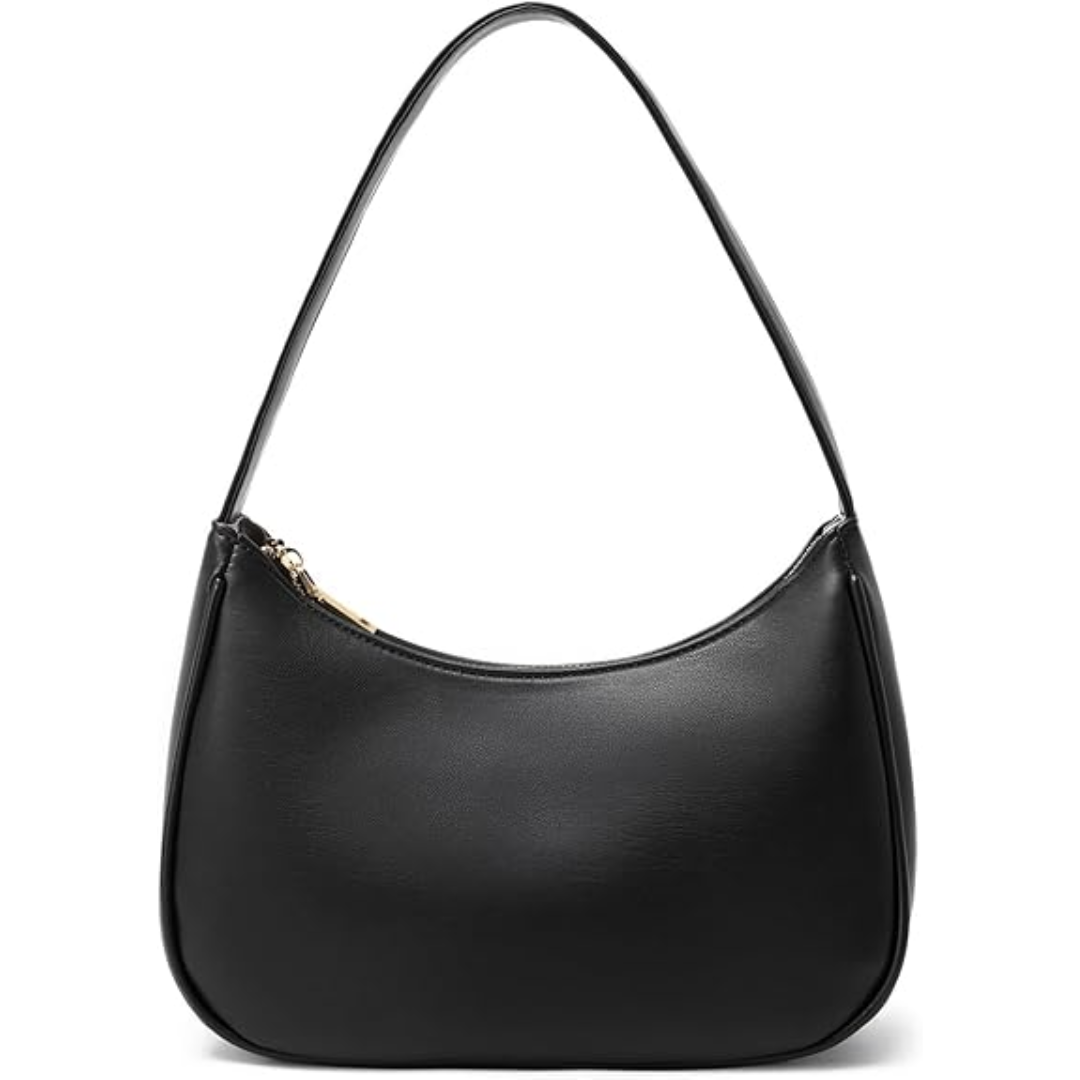 Small Chic Shoulder Bag with Zipper - Pexav