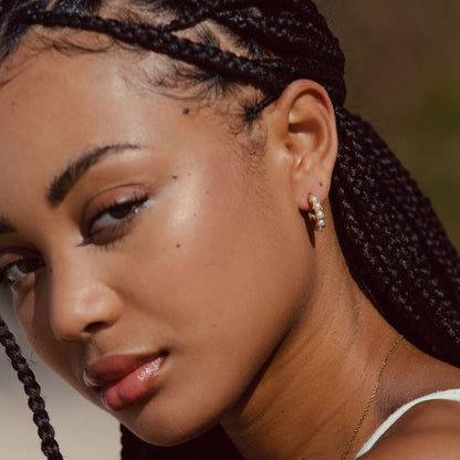 Mini Pearl Earrings - Liora-Nora Luxe
