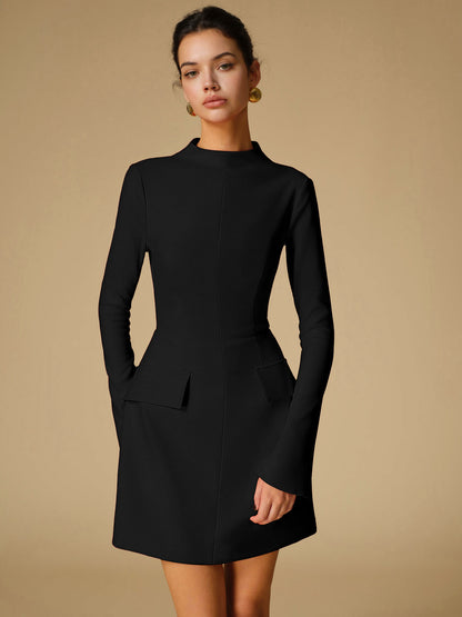 Simple Classic Crew Neck Dress