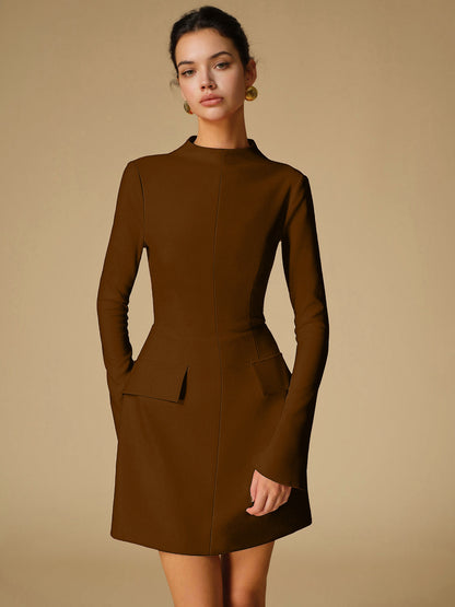 Simple Classic Crew Neck Dress