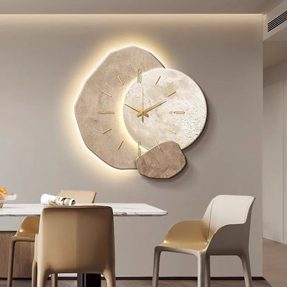 Minimalist Wall Clock in Scandinavian Design - NordiqTime-White-The Livary