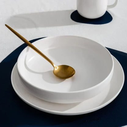 Minimalistic Cutlery for Modern Tables - PureSet-Matte Gold-Set for 4 people (20 pieces)-Nora Luxe