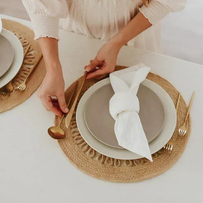 Minimalistic Cutlery for Modern Tables - PureSet-Matte Gold-Set for 4 people (20 pieces)-Nora Luxe