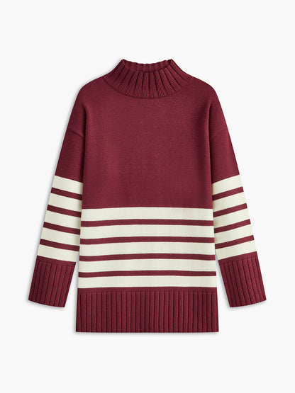 Classic French Stripe Crew Neck Sweater