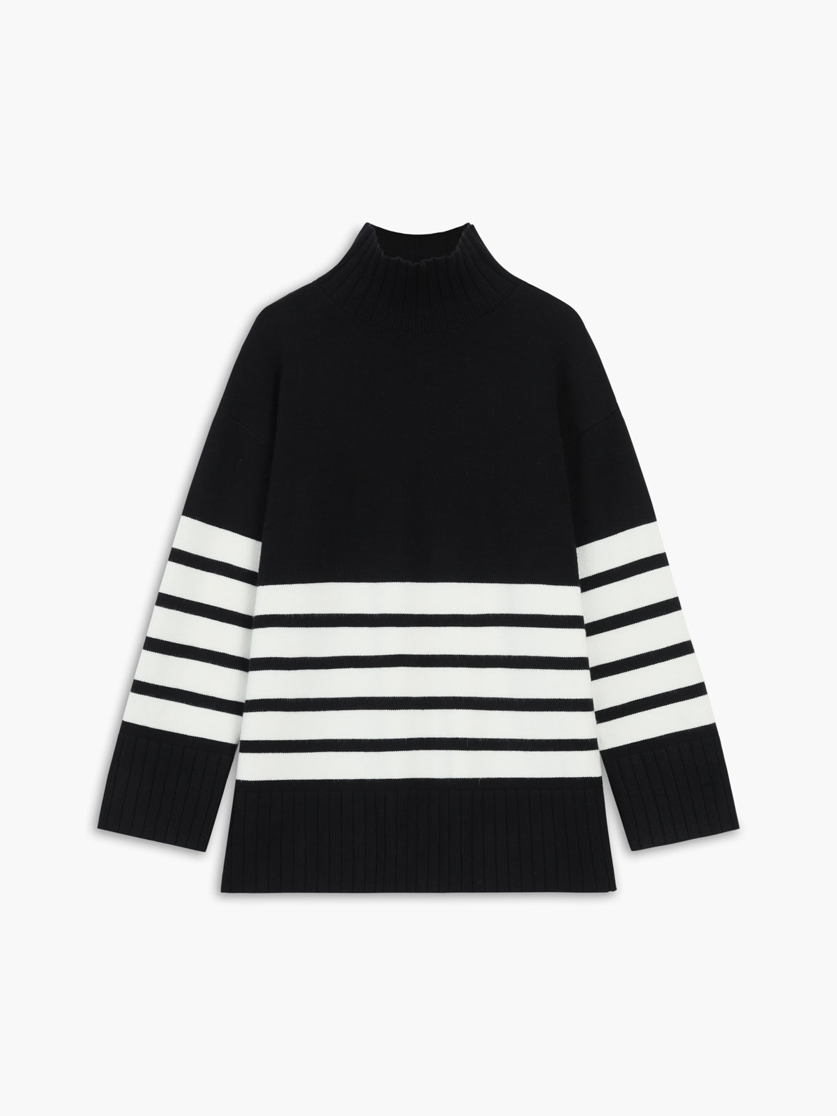 Classic French Stripe Crew Neck Sweater