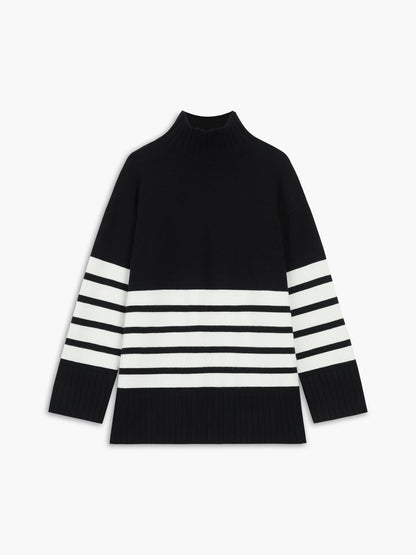 Classic French Stripe Crew Neck Sweater