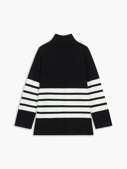 Classic French Stripe Crew Neck Sweater