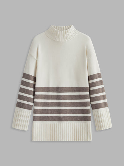 Classic French Stripe Crew Neck Sweater