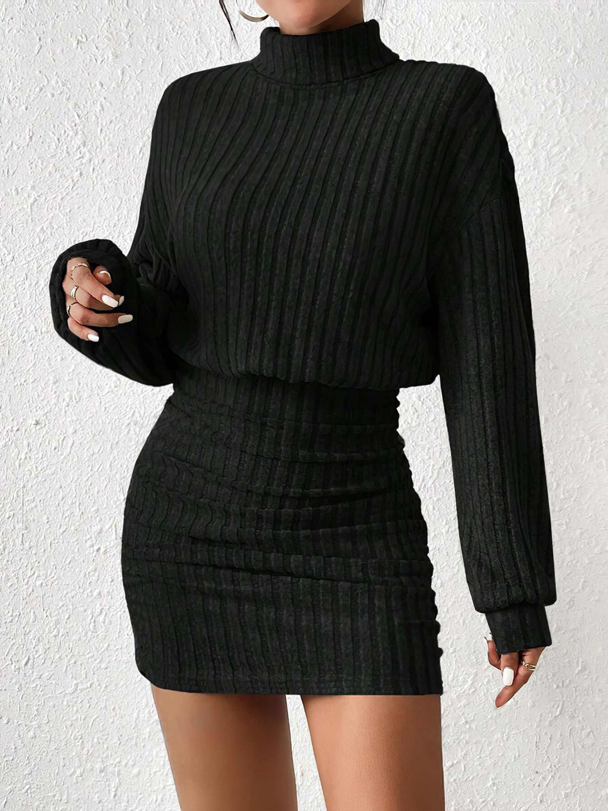 Sleeveless Crew Neck Mini Dress