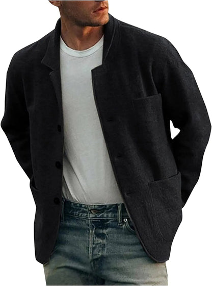Modern Casual Men's Blazer - Aiden-Gray-S-Nora Luxe