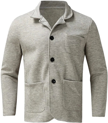 Modern Casual Men's Blazer - Aiden-Gray-S-Nora Luxe
