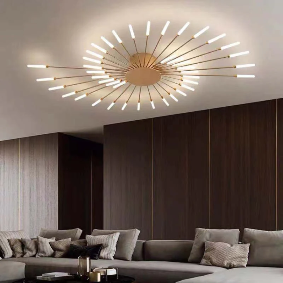 Bright Big LED Ceiling Fixture - LumenMax - Pexav