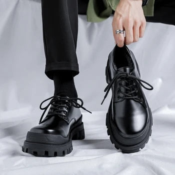 Comfortable School Shoes with Thick Soles - Pexav