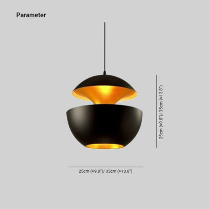 Modern LED Pendant Lamp - AstraGlow-White-Small (9.84 in)-Nora Luxe