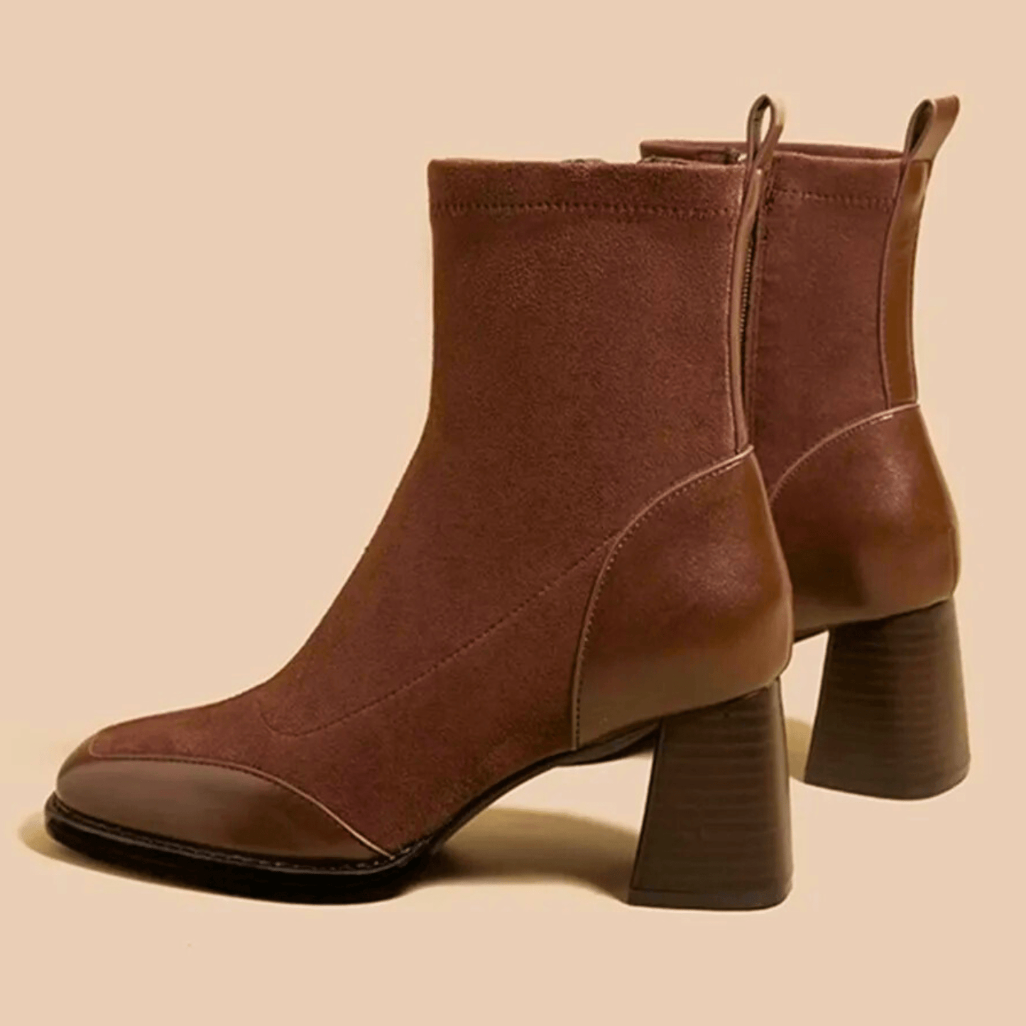 Low Heel Ankle Boots