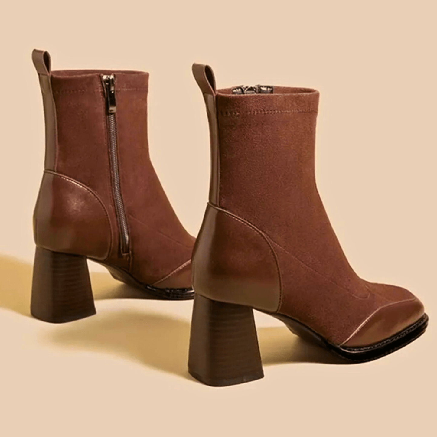 Low Heel Ankle Boots
