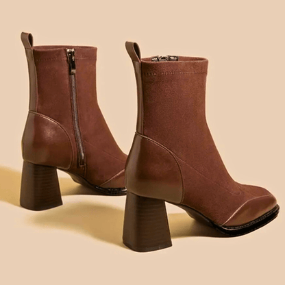 Low Heel Ankle Boots