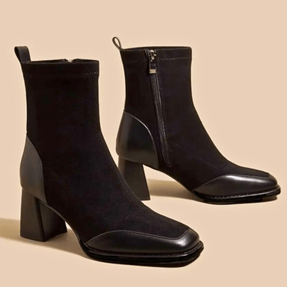 Low Heel Ankle Boots