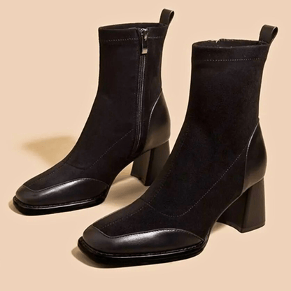 Low Heel Ankle Boots