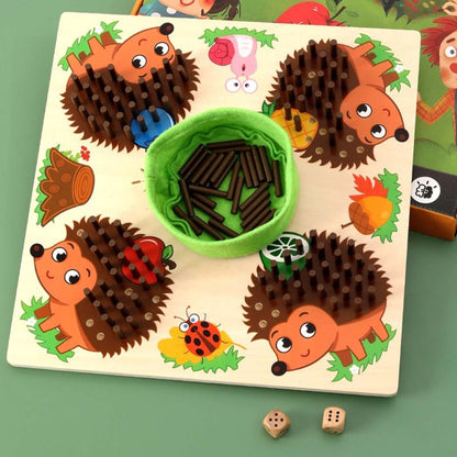 Montessori Counting and Sensory Toys for Preschoolers - CountingWithSpikes-Nora Luxe