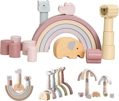 Educational Wooden Toy Set – Buildoro - Pexav