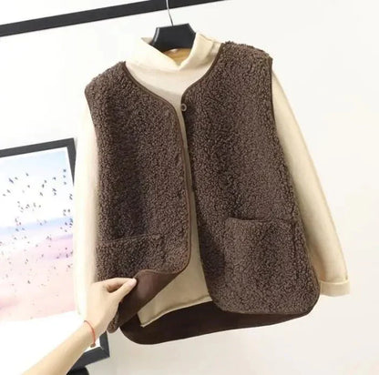 Soft Fuzzy Women's Vest - Nocini