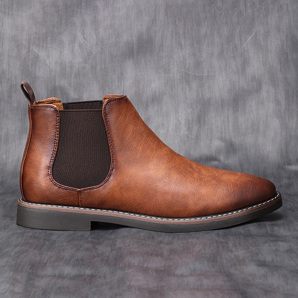 Men's Genuine Leather Ankle Boots