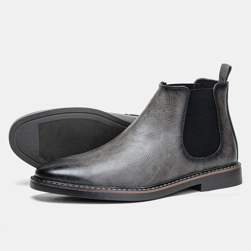 Men's Genuine Leather Ankle Boots