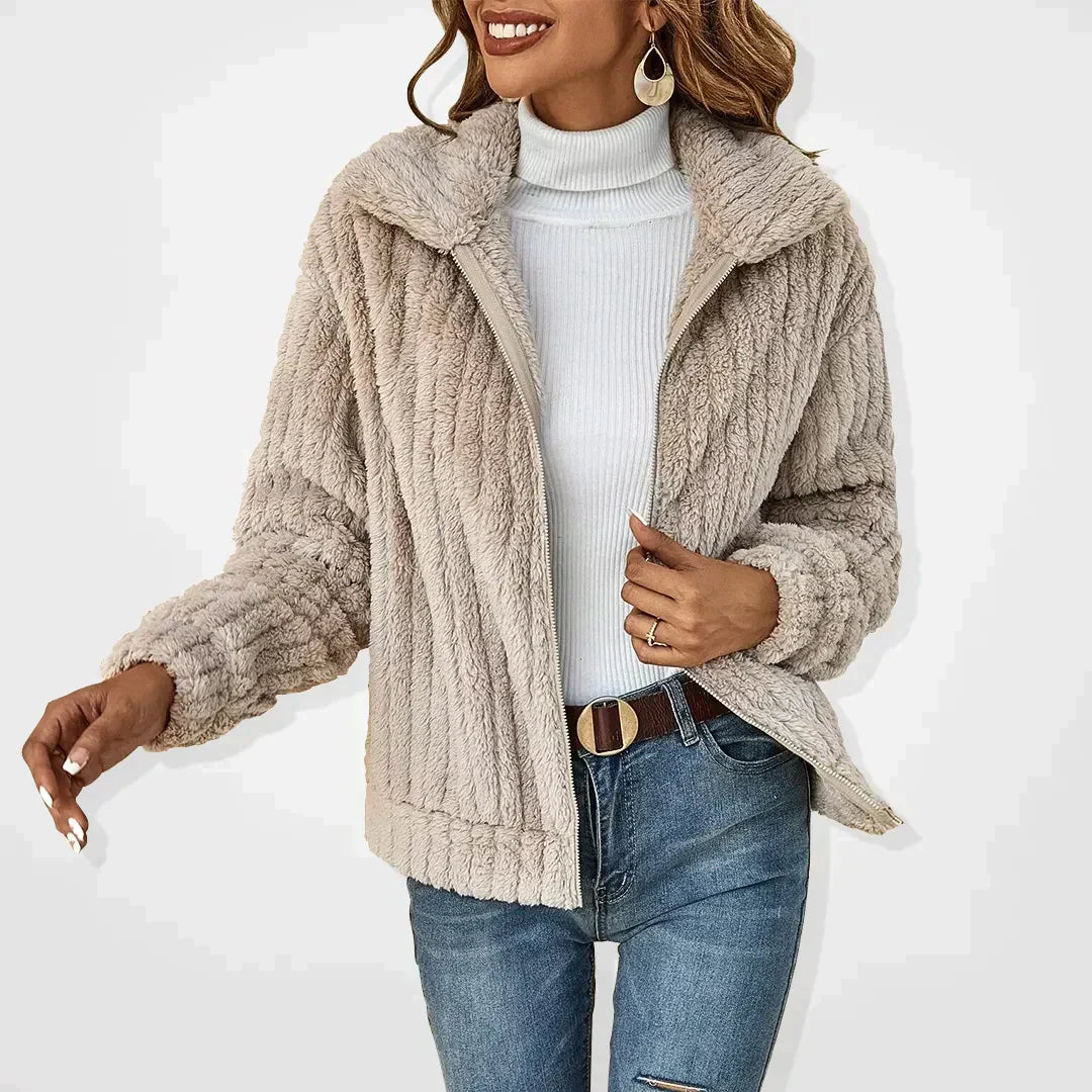 Casual Fit High Neck Jacket - Nocini