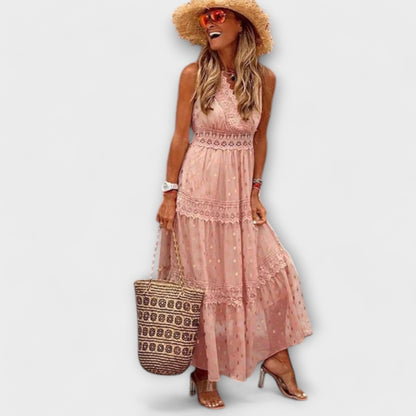 Elegant Floral Long Dress for Special Events