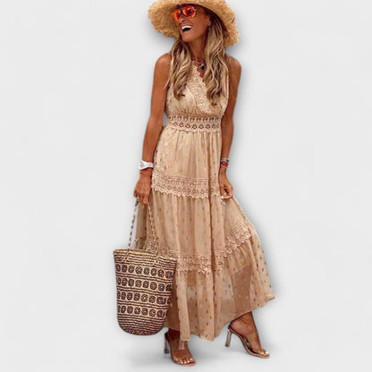 Elegant Floral Long Dress for Special Events