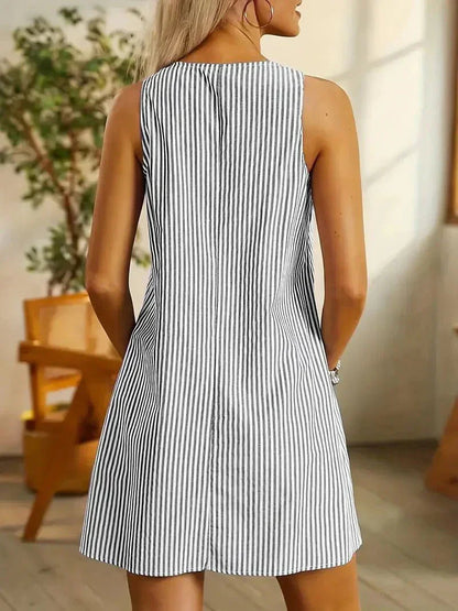 Stylish Polka Dot Mini Party Dress