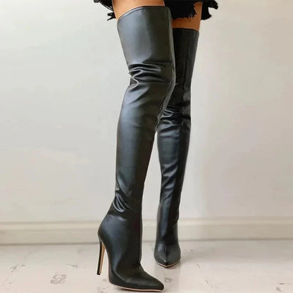 TallSexy High Heel Thigh Boots